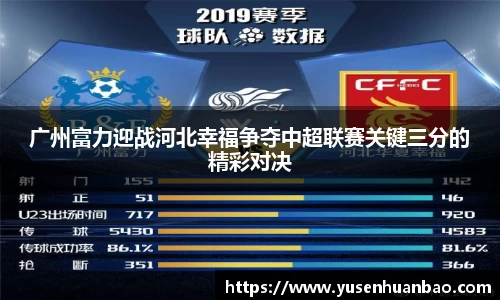 广州富力迎战河北幸福争夺中超联赛关键三分的精彩对决